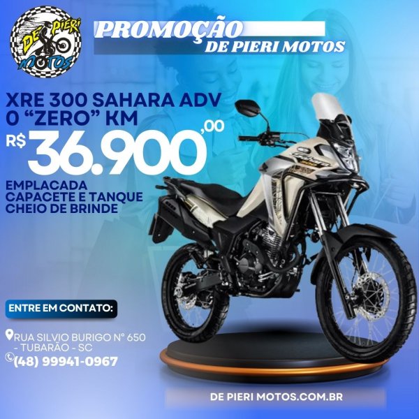 XRE 300 SAHARA  ADVENTURE MODELO NOVO