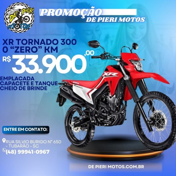 HONDA XR TORNADO 300 MODELO NOVO